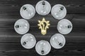 Bulb combination Royalty Free Stock Photo