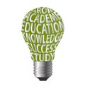 Bulb of grow academe education knowledge success s