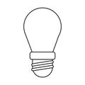 Bulb lamp light environment thin line