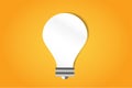 Bulb lamp light idea vector background Royalty Free Stock Photo