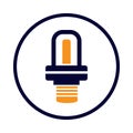 bulb, light bulb, idea, electric blub, energy bulb, efficient light bulb icon Royalty Free Stock Photo