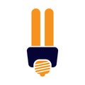 bulb, light bulb, idea, electric blub, energy bulb, efficient light bulb icon Royalty Free Stock Photo