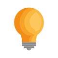 bulb light isolated icon Royalty Free Stock Photo