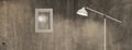 Bulb, wood, light, lamp, plug, white, space, material, frame, monochrome, indoors, decor, rough, dark, loft, industrial, gray, Royalty Free Stock Photo