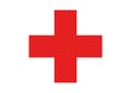 International Red Cross Flag Logo Royalty Free Stock Photo