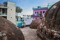 Bulbous domes of Bahlul Khan Lodhi`s tomb