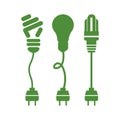 Bulbs energy Royalty Free Stock Photo