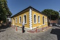 Historical buildings and streets in the center of Buldan Royalty Free Stock Photo