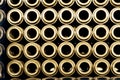 Building Steel pipes Royalty Free Stock Photo