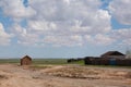 Bulgan town buildings view, Mongolia Royalty Free Stock Photo