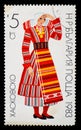 BULGARIA - CIRCA 1983: A postage stamp from Bulgaria showing Bulgarian stotinka of Haskovsko Royalty Free Stock Photo