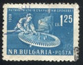 Industrial worker stamp printed by Bulgaria
