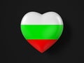 Bulgaria heart flag