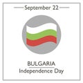 Bulgaria Independence Day, September 22