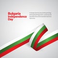 Bulgaria Independence Day Vector Design Illustration