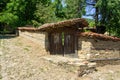 Bulgaria. Log in Bulgarian rural house Royalty Free Stock Photo