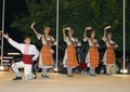 Bulgaria musical dance group Royalty Free Stock Photo