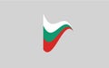 Bulgaria national flag country emblem state symbol Royalty Free Stock Photo