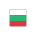 Bulgaria national flag flat icon