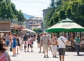 Bulgaria. Pedestrians on the street Smolyan