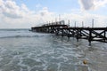 Bulgaria Pier SunBeach Royalty Free Stock Photo