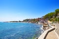 Bulgaria. Quay in the city of Nesebr.An old city