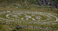 Bulgaria Rila Mountain White Brotherhood Royalty Free Stock Photo