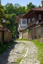 Bulgaria. Rural street Royalty Free Stock Photo