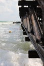Bulgaria Sun Beach sea pier Royalty Free Stock Photo