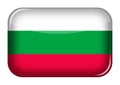 Bulgaria web icon rectangle button