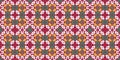 Bulgarian embroidery style seamless pattern