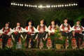 Bulgarian folklore dance Royalty Free Stock Photo