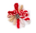 Bulgarian martenitsa red and white. Martenica Royalty Free Stock Photo