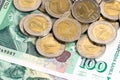 Bulgarian money - banknotes and coins Royalty Free Stock Photo