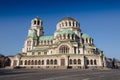 Bulgarian Orthodox cathedral dedicated to Saint Alexander Nevsky, in Sofia Royalty Free Stock Photo