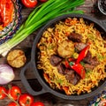 bulgarian rice dish casserole with veggies