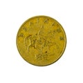 5 bulgarian stotinka coin 1999 reverse Royalty Free Stock Photo