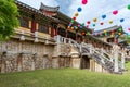 Bulguksa Buddhist temple in Gyeongju, South Korea Royalty Free Stock Photo