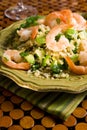 Bulgur shrimp salad