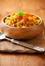 Bulgur with vegetables Royalty Free Stock Photo