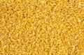 Bulgur wheat texture. Top view