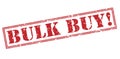 Bulk buy red stamp Royalty Free Stock Photo