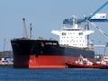 Bulk Carrier Maneuvering in Harbour.