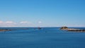 Bulk Coal Carrier Leaving Newcastle Harbour, Australia