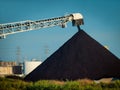 Bulk Coal Shipment Detroit River Shipping Royalty Free Stock Photo