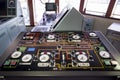 Bulk control panel in Tanker. Royalty Free Stock Photo