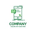 bulk, dialog, instant, mail, message Flat Business Logo template