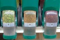 Bulk Organic Raw Beans In Dispensers