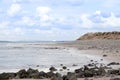 Bulk tanker at rocky beal beach