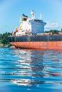 Bulker in Elliott Bay Royalty Free Stock Photo